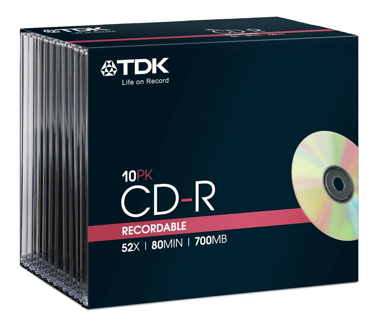 TDK CD-R x 10 700 Mo