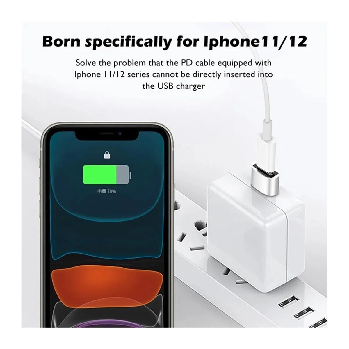 Adaptateur USB C OTG type C mâle vers 3.0 femelle convertisseur pour téléphone et tablette (doré)