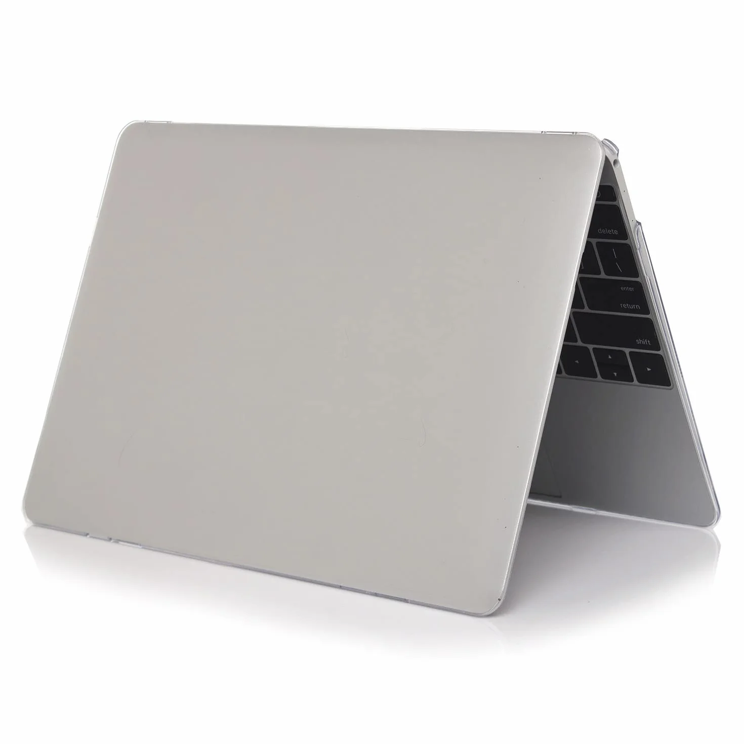 Coque compatible MacBook 12" A1534, protection rigide transparente pour écran Retina, blanc