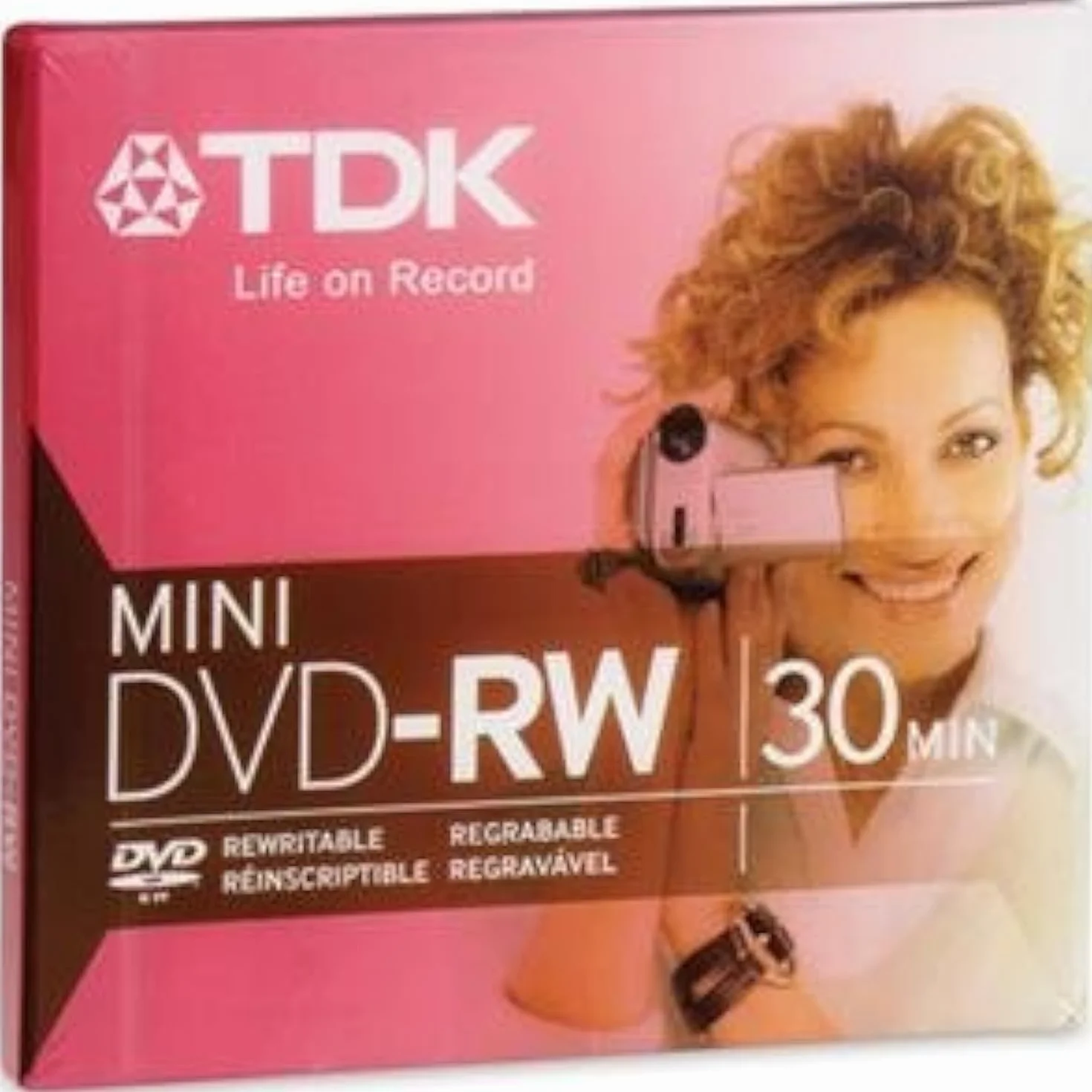 TDK Mini DVD-RW 30 minut do kamery DVD