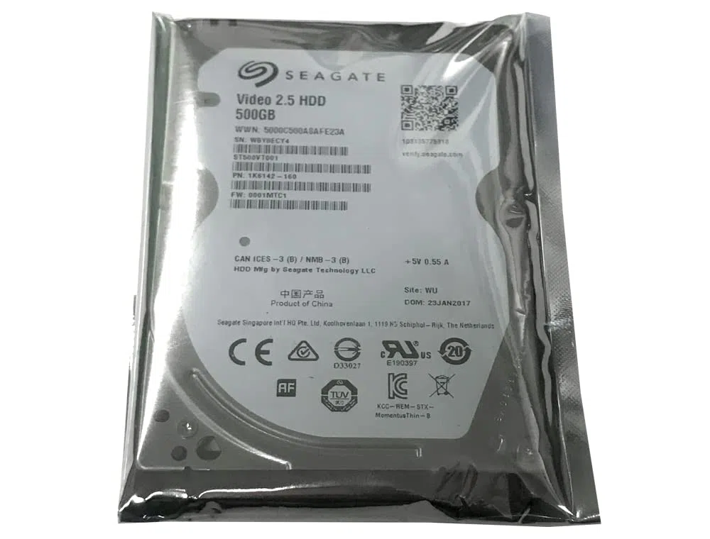 Seagate ST500VT000 Video Disques Dur 500 Go 2.5 Serial ATA