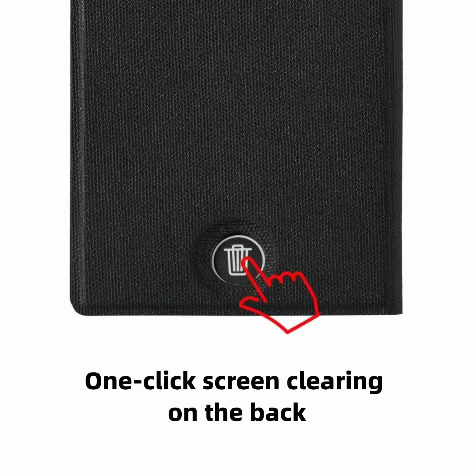 EMEBAY Tablette d'écriture LCD 6.5" Poche Bloc-Notes numérique effaçable avec étui Enfants Adultes