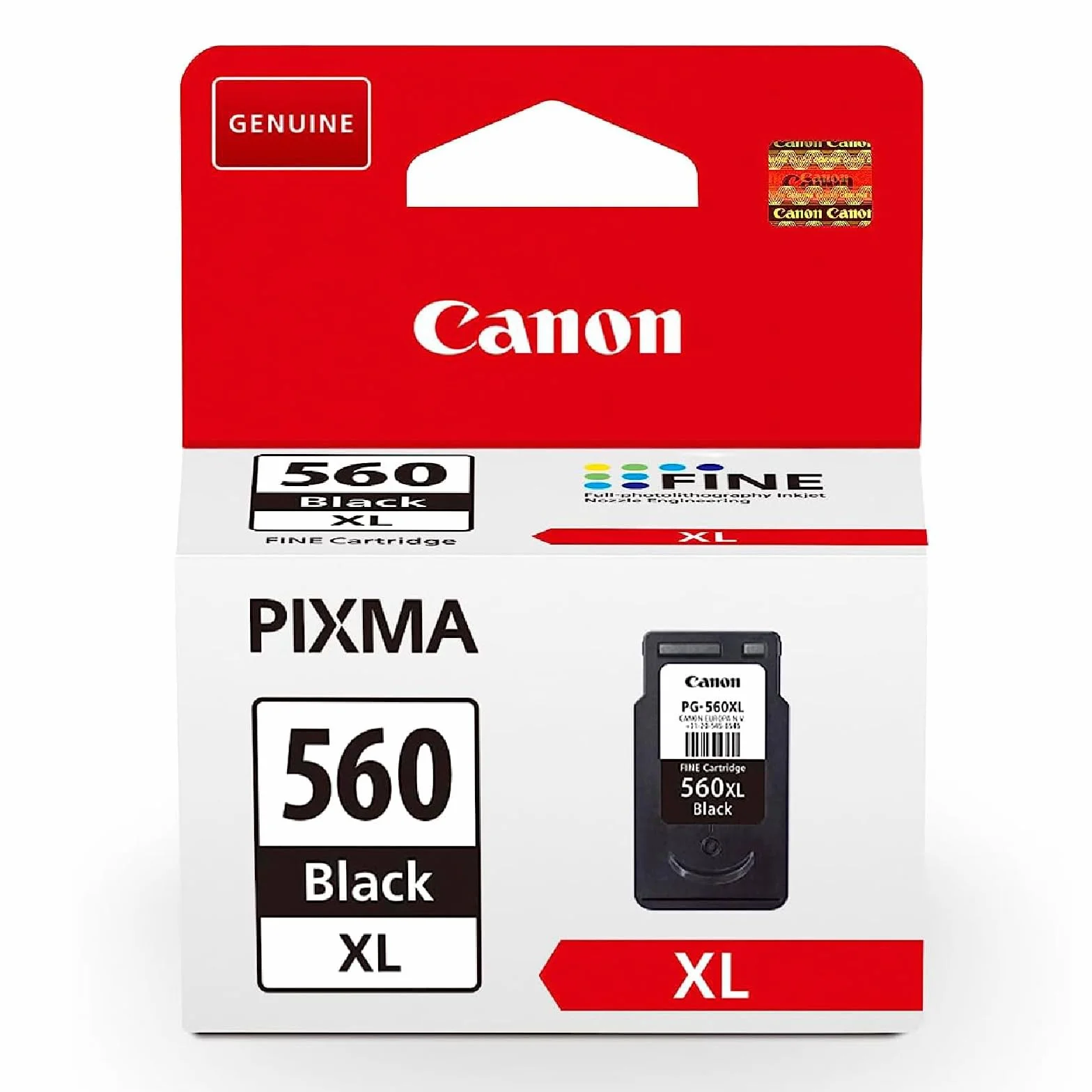 Canon PG-560XL Cartouche d'encre Noire Authentique Haut Rendement 400 Pages A4
