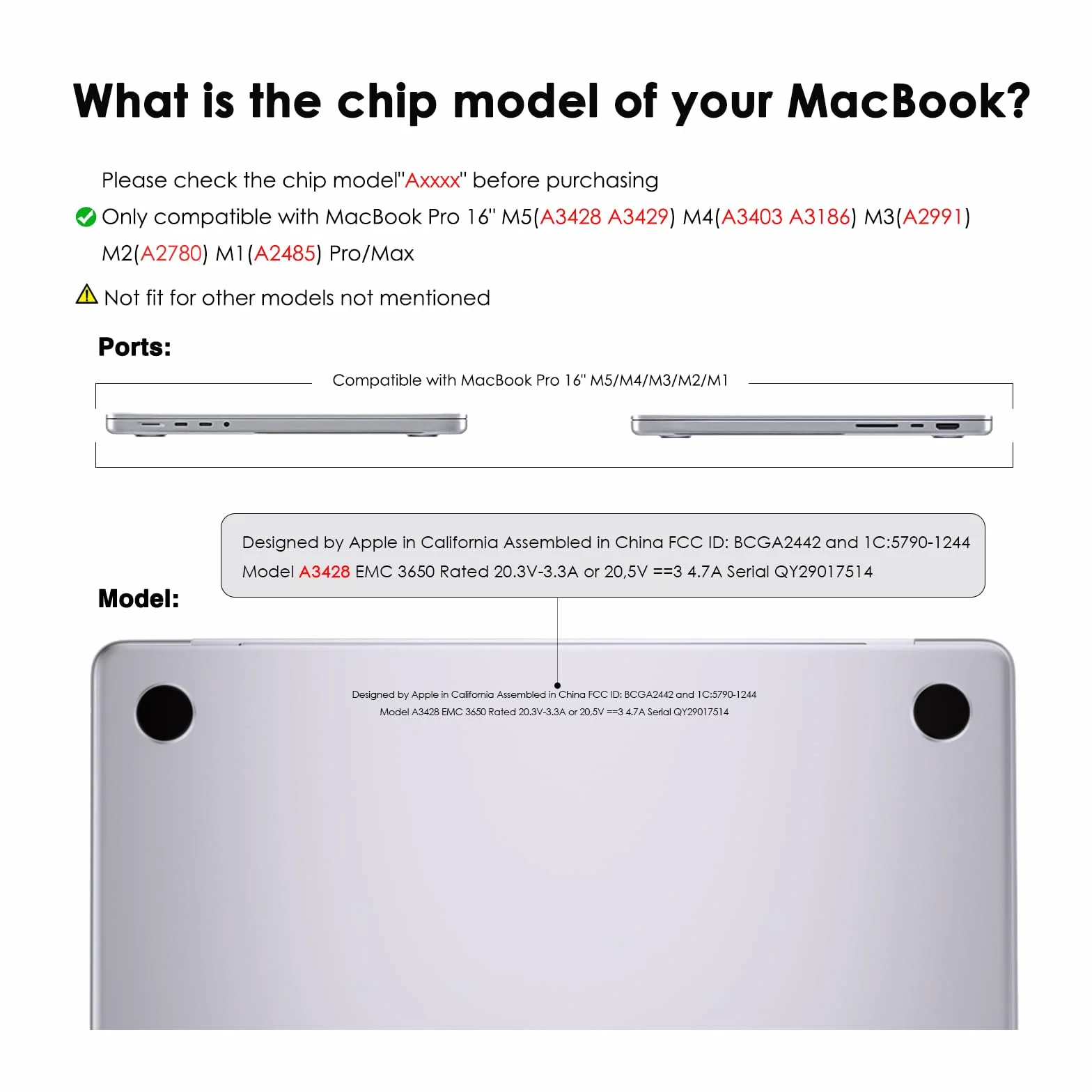 Coque Compatible MacBook Pro 16 Pouces M5 M4 M3 M2 M1 Pro Max Transparent Mat Anti-Fissuration