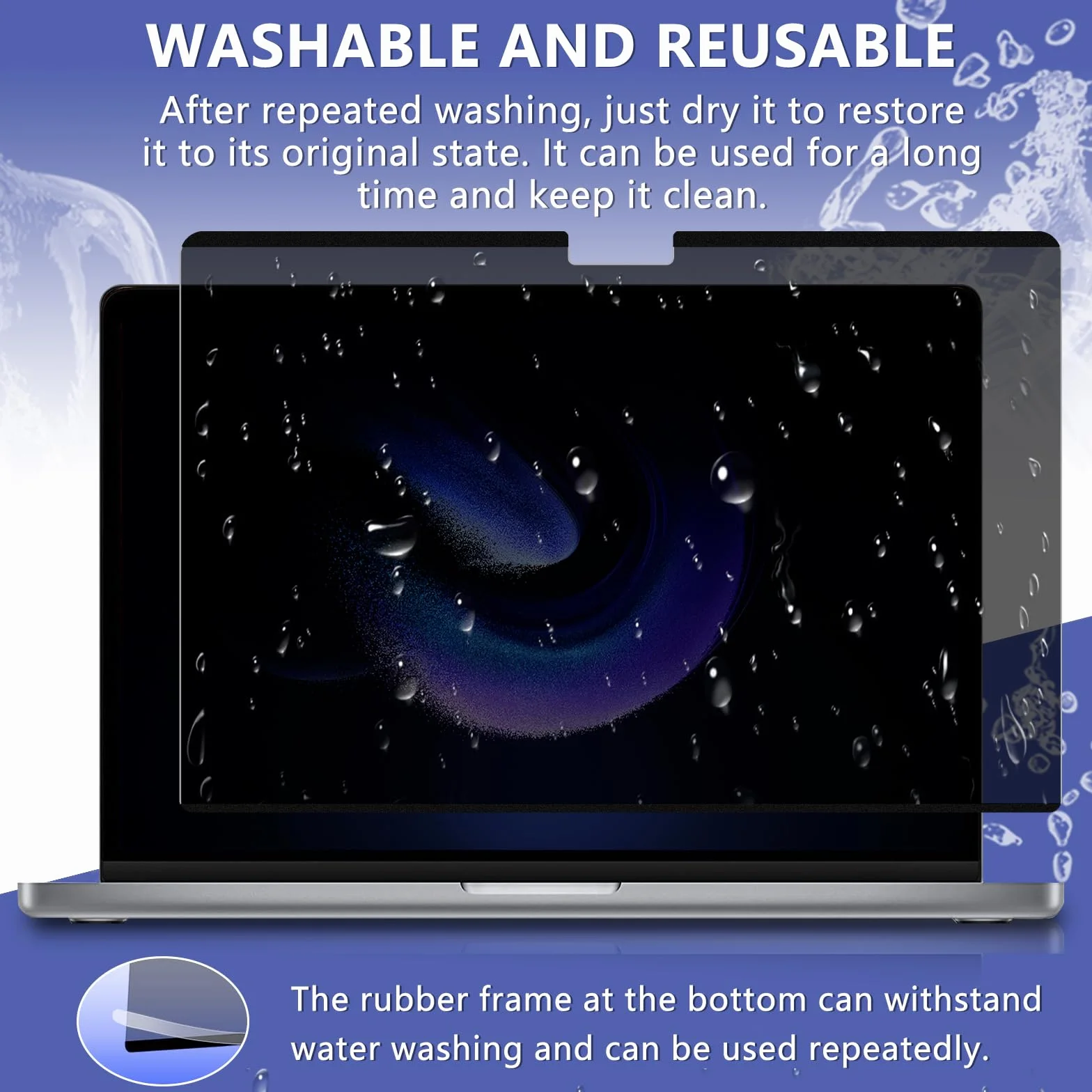 Filtre de Confidentialité Magnétique pour MacBook Air 13.6 Pouces M5/M4/M3/M2, Anti-Lumière Bleu