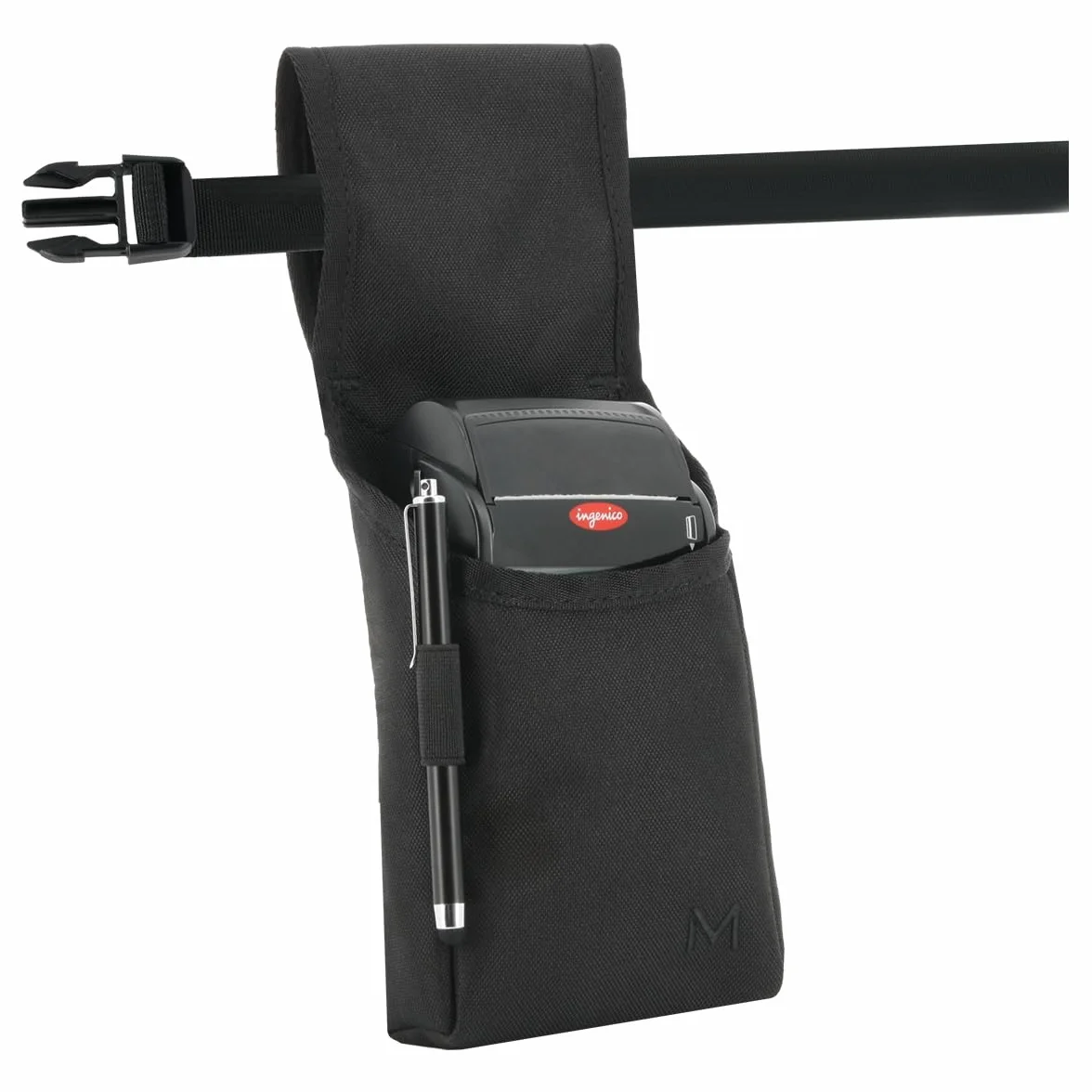 MOBILIS Holster Universel pour Lecteur de Carte POS, Étui 1 Compartiment, Max 11x27x5 cm