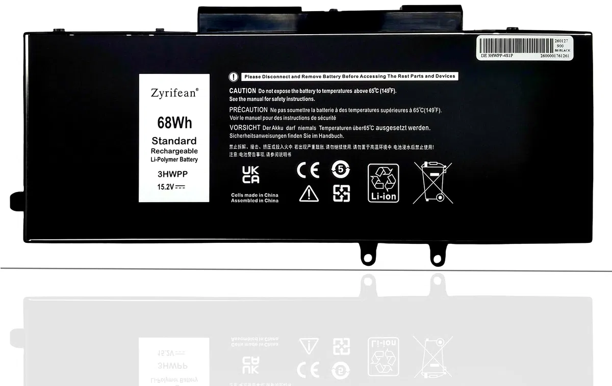 3HWPP Batterie pour Dell Latitude 5401 5410 5411 5501 5510 5511