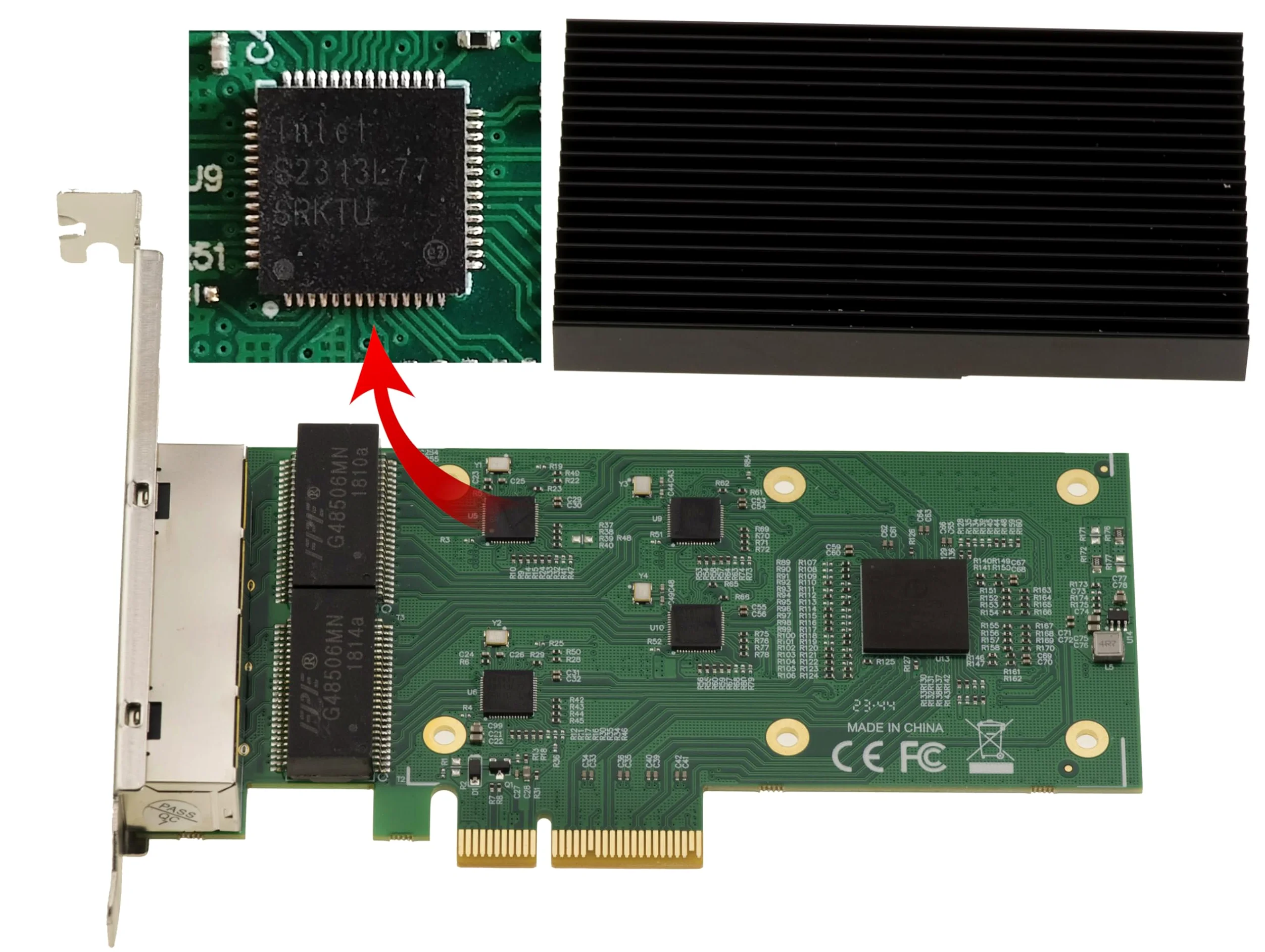 KALEA-INFORMATIQUE Carte PCIe 4 Ports RJ45 2.5G Intel I226