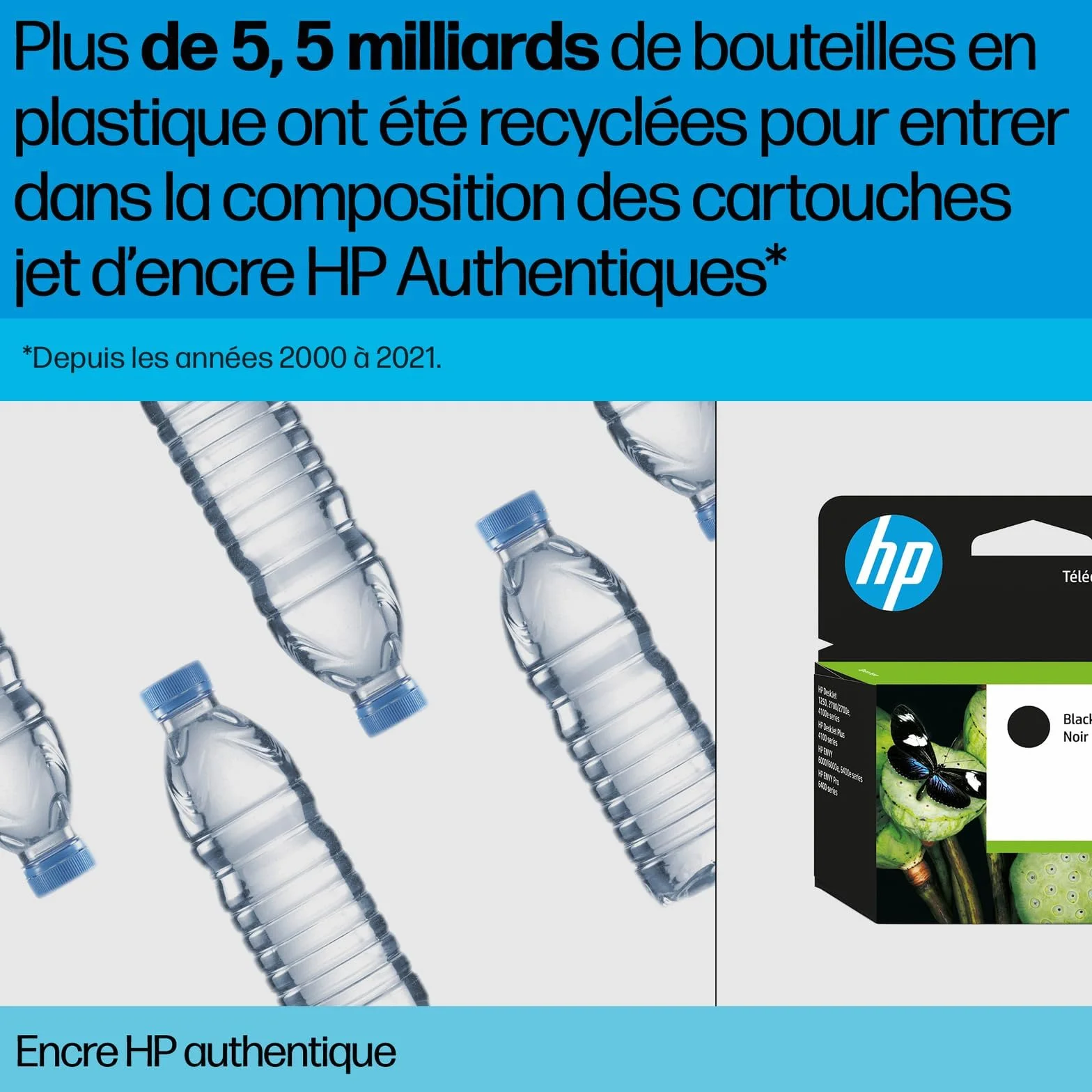 HP 301 Cartouche d'Encre Trois Couleurs CH562EE Cyan Magenta Jaune
