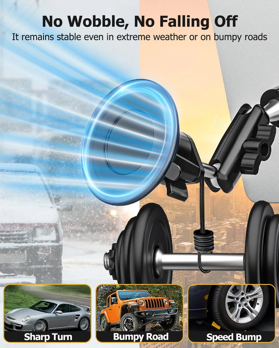 Support Tablette Voiture Conducteur- Matériau Métallique, Réglable
