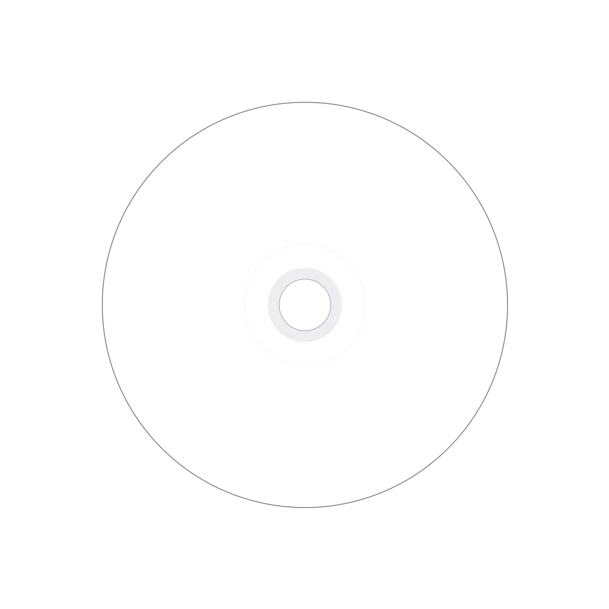 Professional Line CD-R 700Mb|80Min 52x Vitesse d'écriture entièrement Imprimable (Thermo-Retransfer), Proselect Blanc, entièrement métallisé, 100 Cakebox