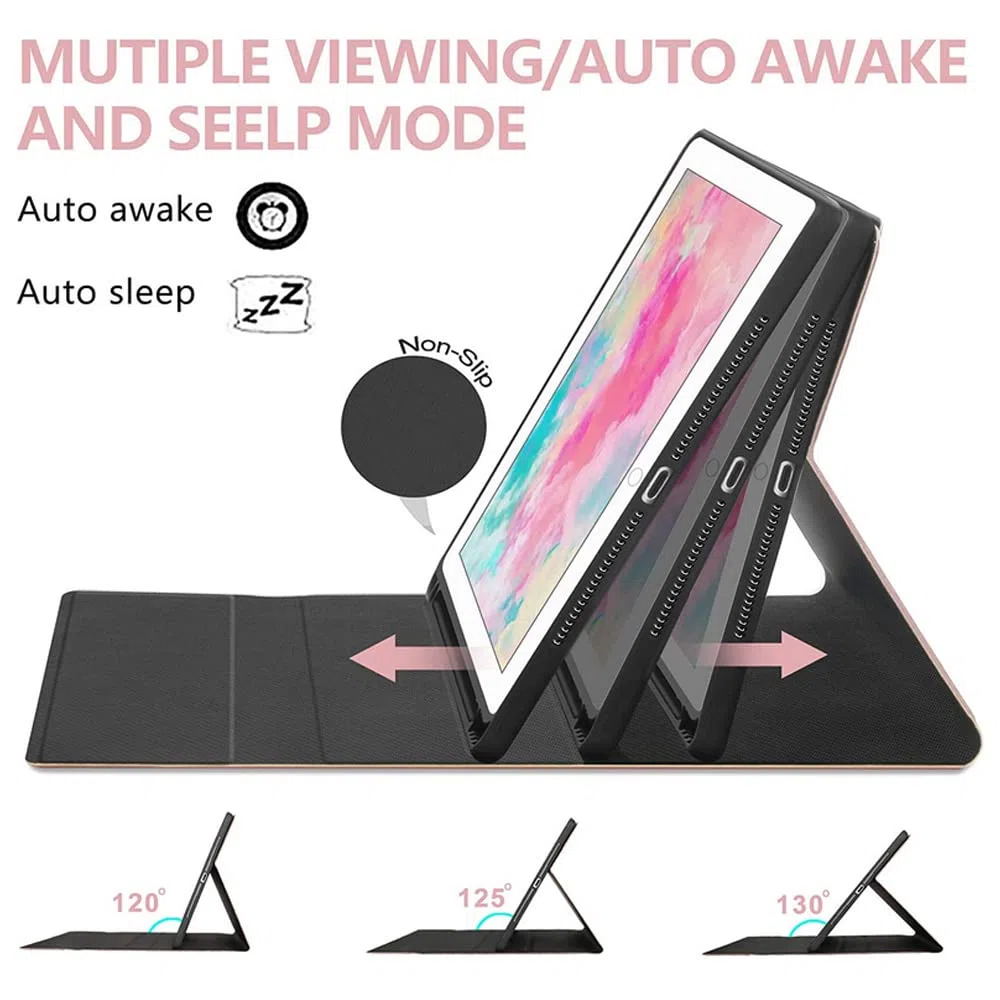 Coque Clavier avec Touchpad pour Huawei MediaPad M5 10.8 / M5 10.8 Pro 2018, AZERTY Clavier Bluetooth Détachable avec Pavé Tactile, Coque Housse pour 10.8" Huawei M5 10.8/ M5 Pro 10.8, Or Rose