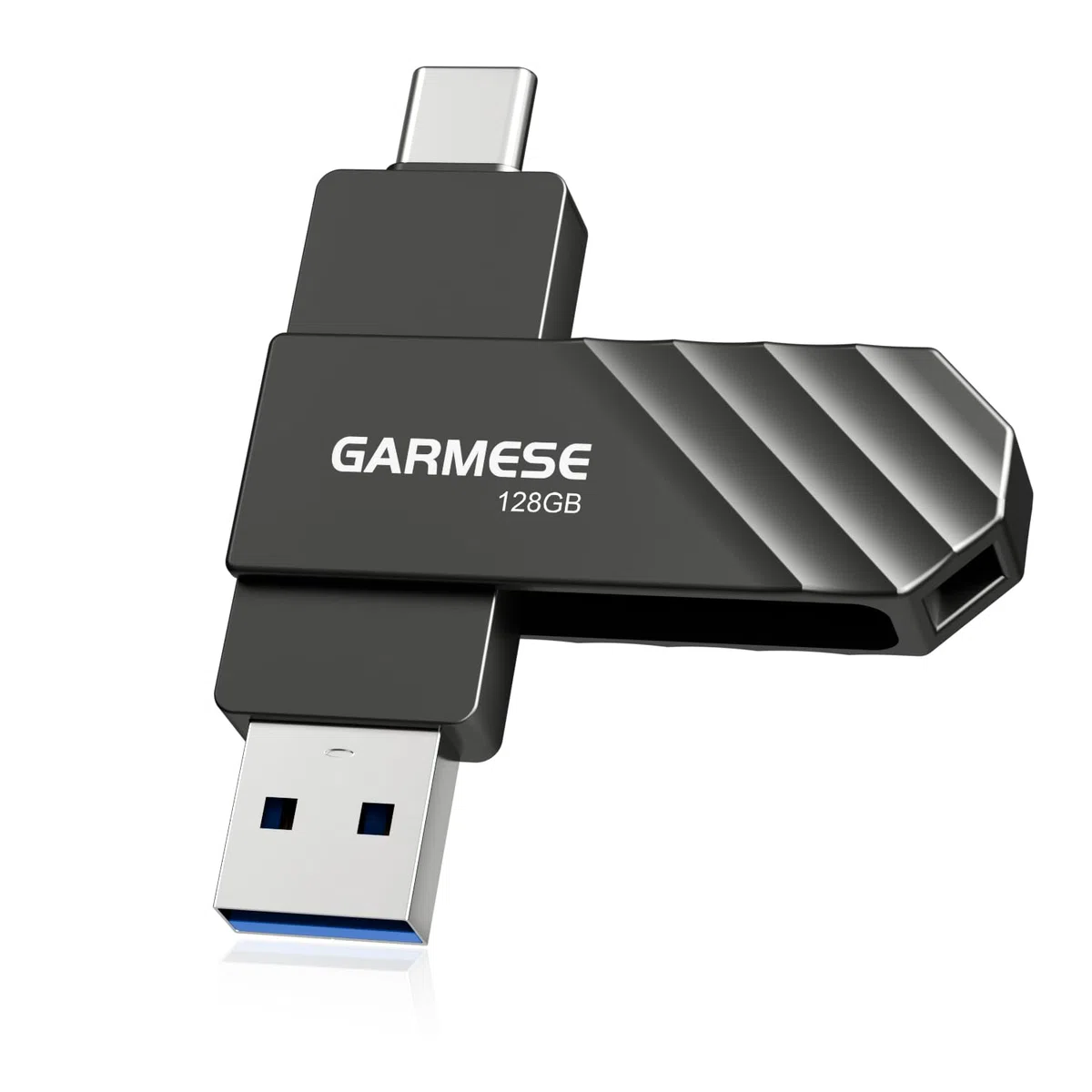 Clé USB C 128 Go, vitesse de lecture jusqu'à 150 Mo/s, USB 3.2 Gen 0 haute vitesse, Plug and Play, double port compatible avec smartphone/PC/ordinateur portable/tablette