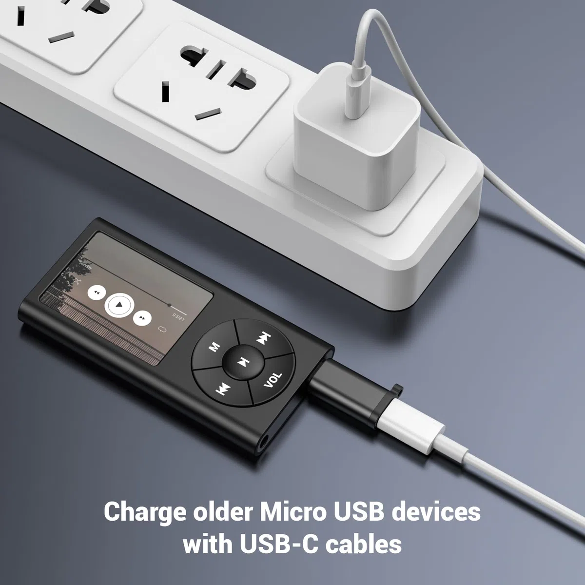 Fidioto Lot de 5 adaptateurs USB C vers micro USB, type C femelle vers micro USB mâle, compatible avec Samsung Galaxy S6, S7, S7 Edge, Kindle PS4 et appareils micro USB