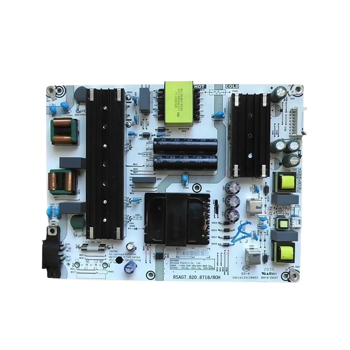 BEntLi Carte d'alimentation RSAG7.820.8718/ROH HLL-4365WU 278428, Compatible avec LCD 65R6E3, 65R6E4, 65H6570G, 65R7G5, 65A7100FTUK 65A7100 téléviseurs