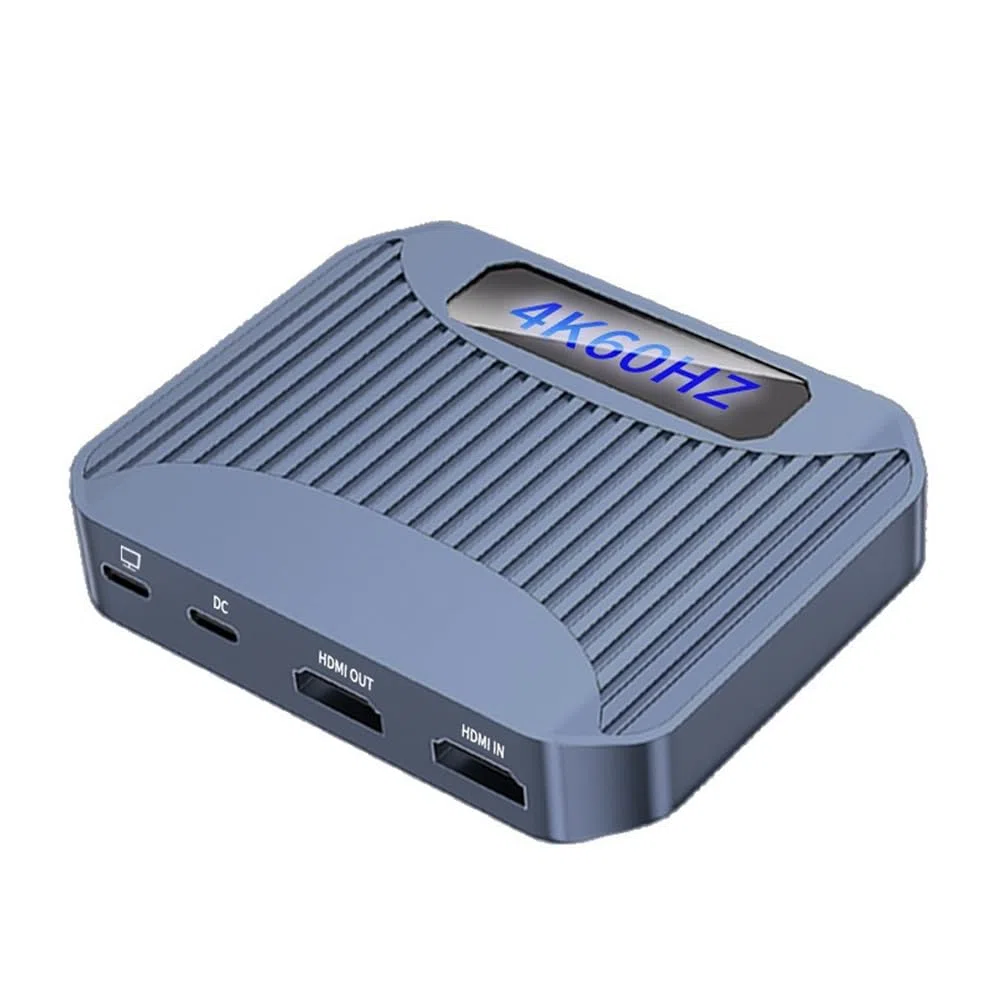 Carte de Capture Vidéo Compatible 4K@60Hz Streaming et Jeux Carte de Capture Audio 4K HDR VRR RGB Passthrough