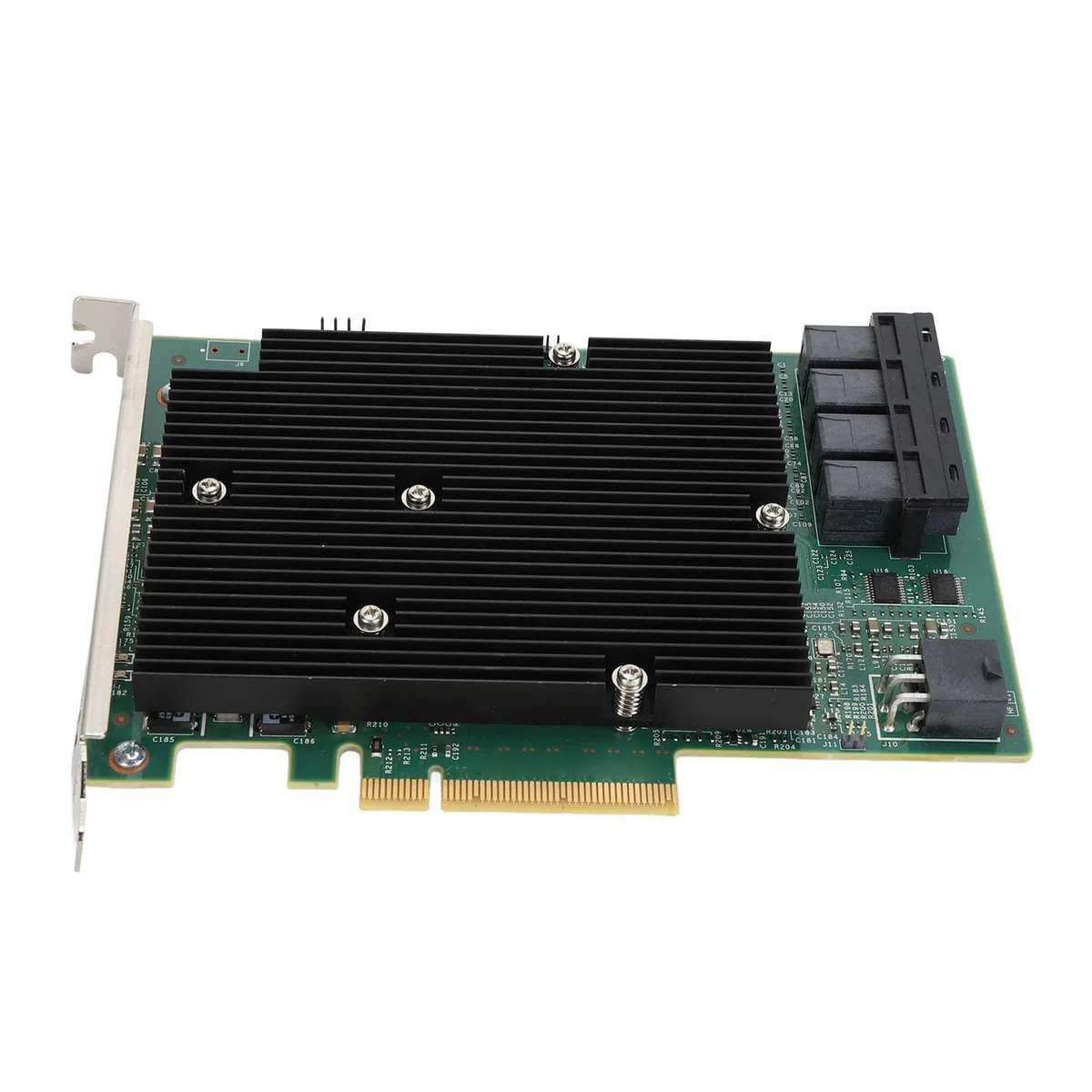Carte LSI SAS 9300-16I HBA, Carte Contrôleur SAS HBA 16 Ports 12 Gbit/s, pour pour et Plus, Série, Interface SAS, PCIe