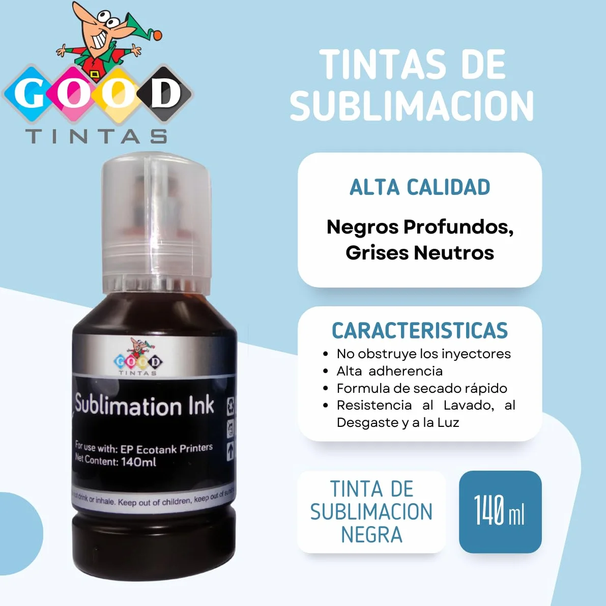 Encre de sublimation 440 ml compatible EP Ecotank Supertank série 102 104 pour transfert de presse de chaleur