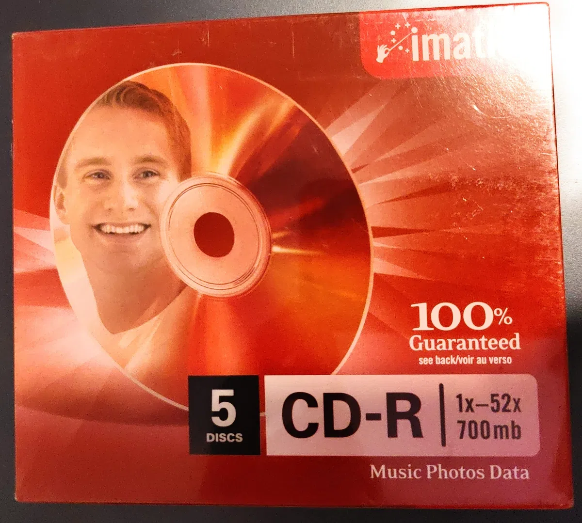 imation 5 disques CD-R 1x-52x 700 MB (2007)