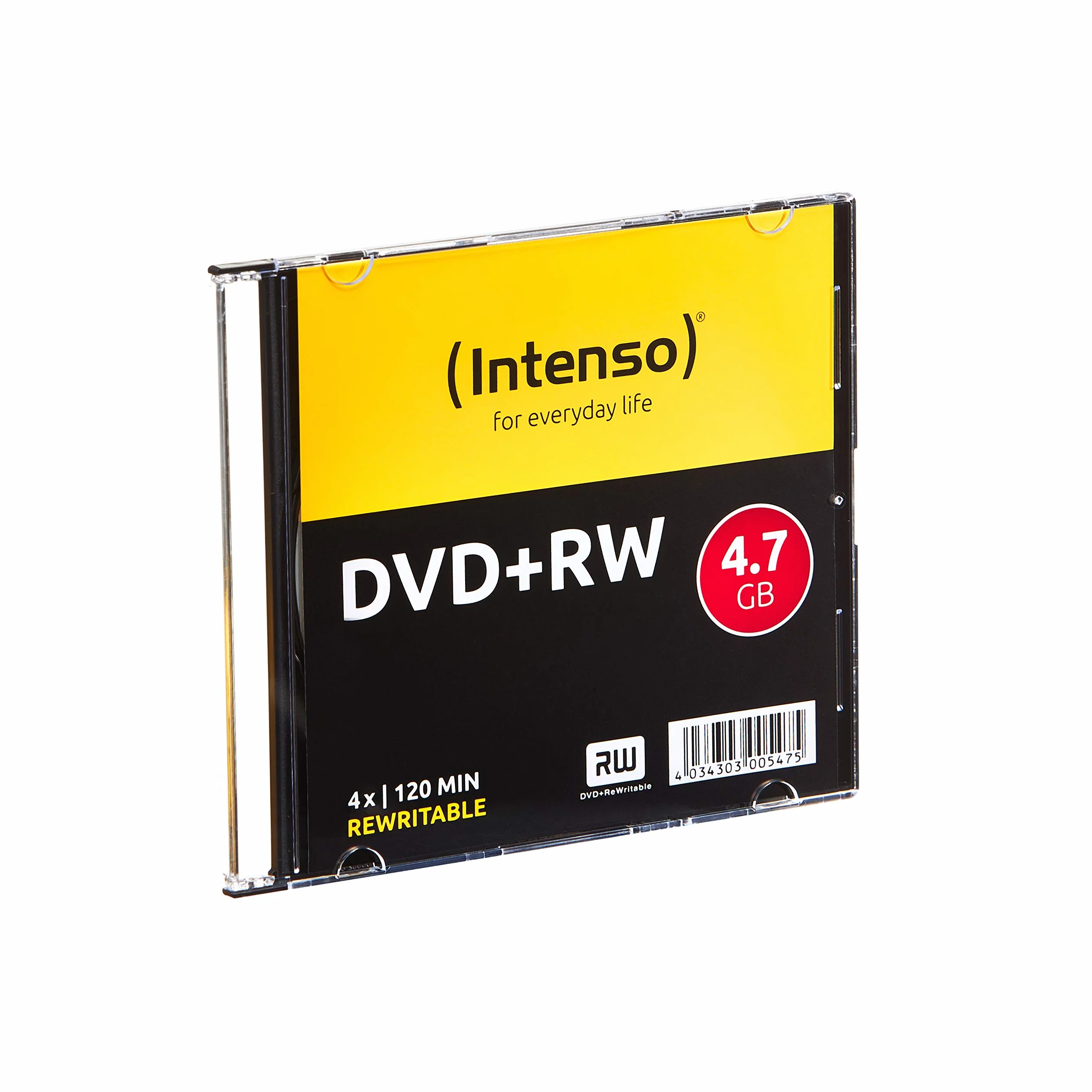 DVD RW 4,7 GB 4x anti-scratch cake box pack de 10