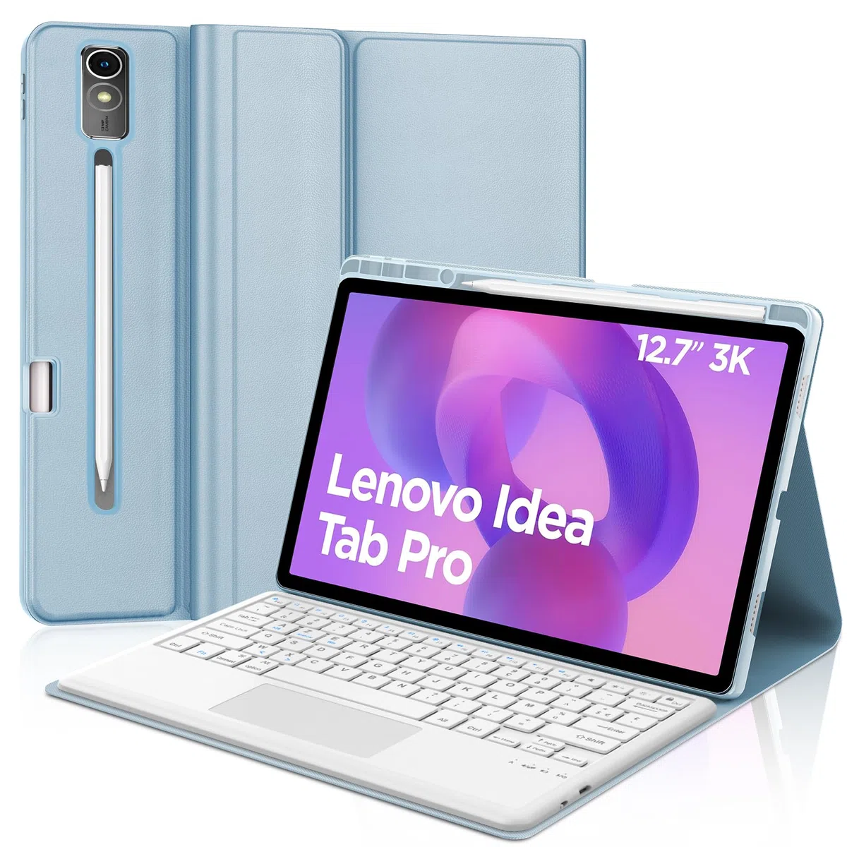 JADEMALL Clavier avec Touchpad pour Lenovo Idea Tab Pro 12.7" 2025