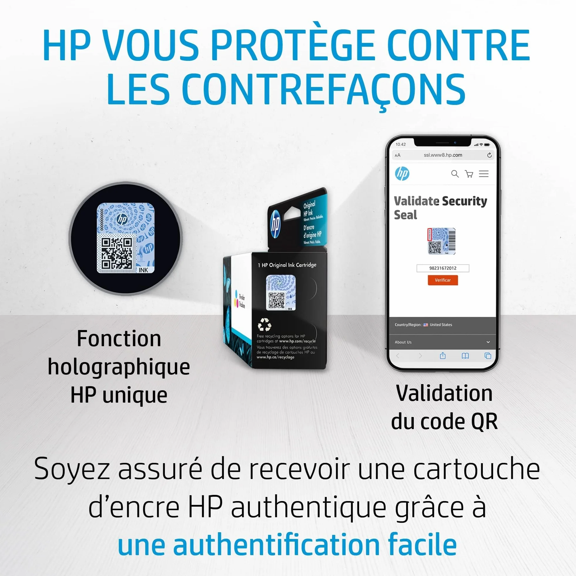 HP 301 Cartouche d'Encre Trois Couleurs CH562EE Cyan Magenta Jaune