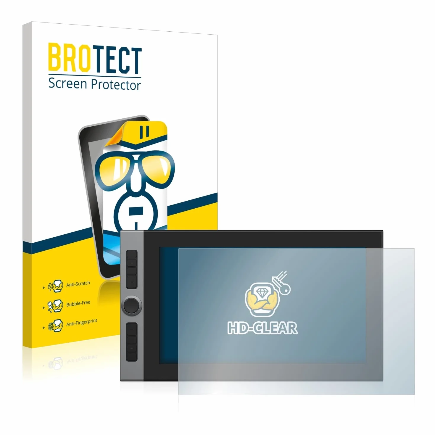 Brotect Protection Ecran pour XP-Pen Artist Pro 16 15.4" - Film Protection Ultra Clair