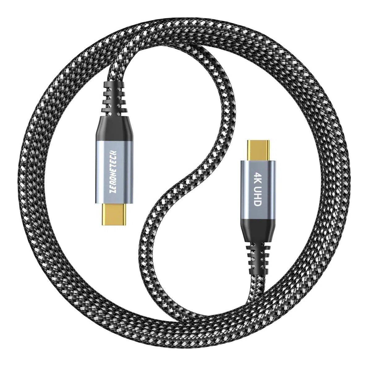 ZeroneTeck Câble de moniteur USB C 0,9 m