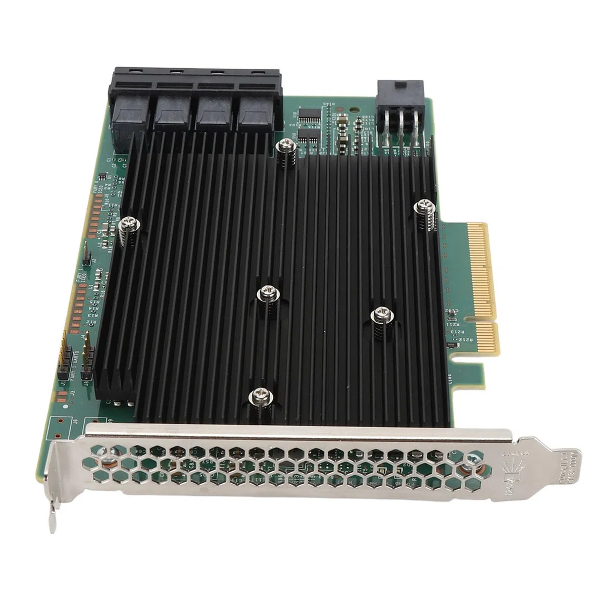 Carte LSI SAS 9300-16I HBA, Carte Contrôleur SAS HBA 16 Ports 12 Gbit/s, pour pour et Plus, Série, Interface SAS, PCIe