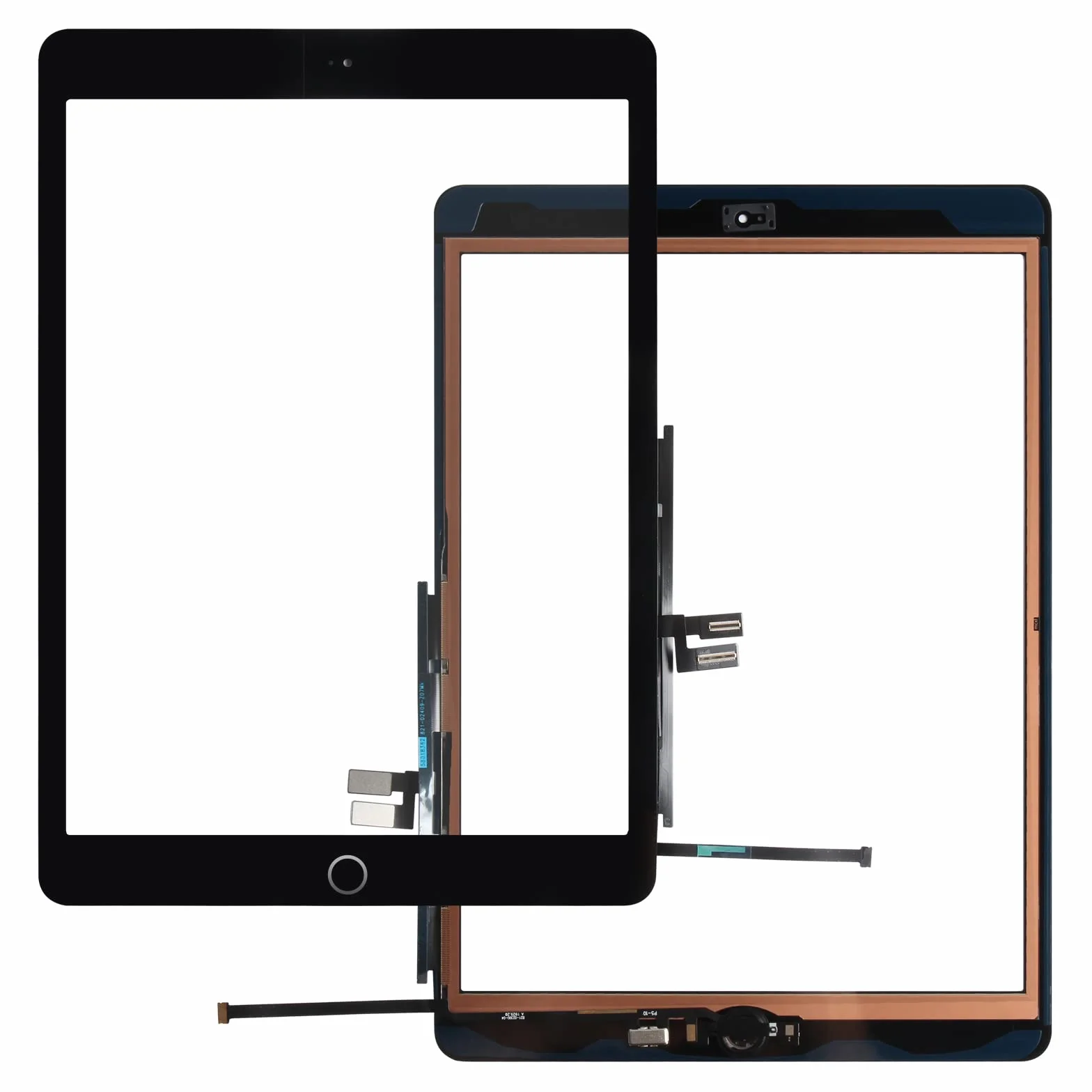 Écran tactile iPad 9 2021 9ème génération 10.2 A2602 A2603 A2604 A2605 noir