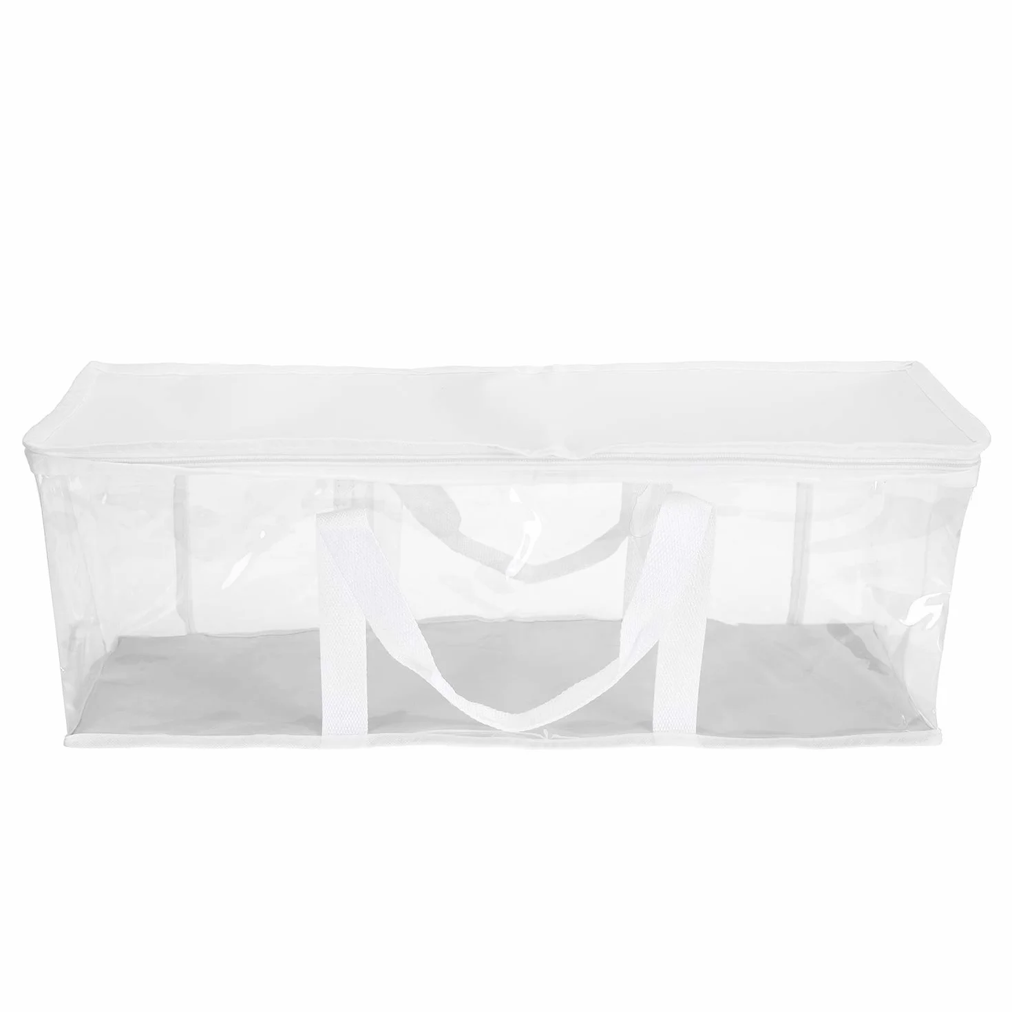 Fasmov Lot de 4 sacs de rangement DVD blancs 160 DVD