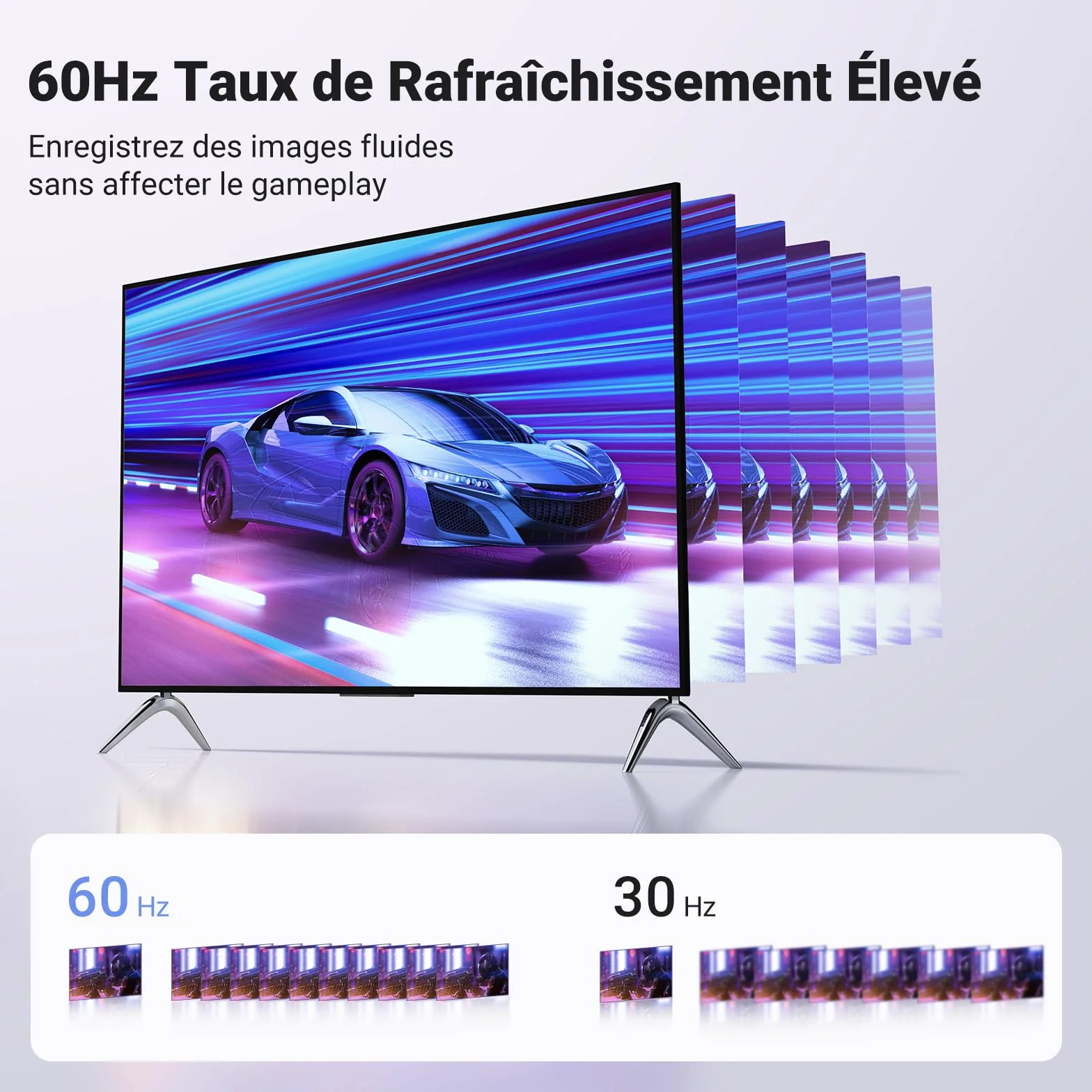 UGREEN Carte de Capture Vidéo HDMI 4K 30Hz USB C 1080P 60FPS HD Enregistrement Streaming Jeux OBS Compatible Switch PS5 PS4 Xbox