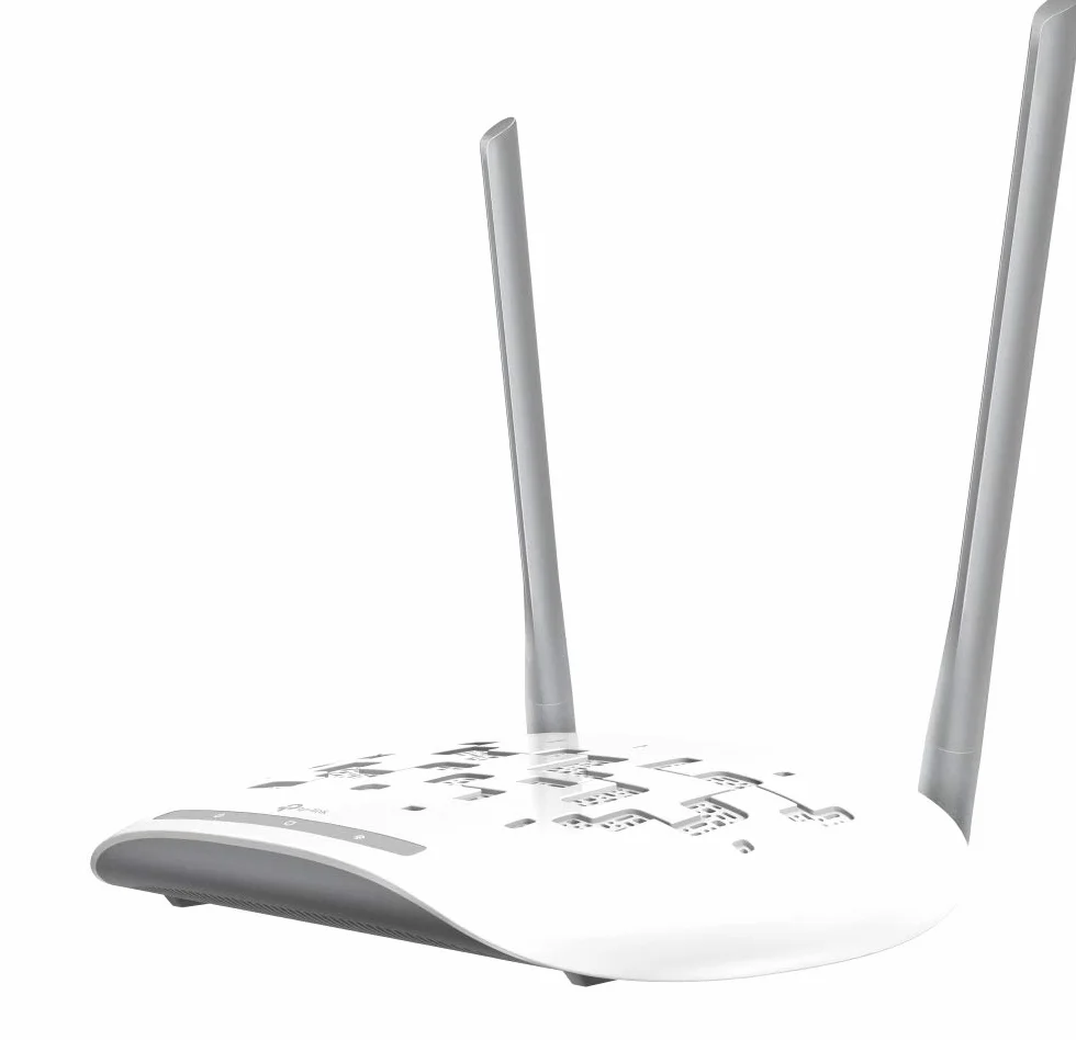 TP-Link Point d'accès WLAN TL-WA801N 300 Mbit/s 2,4 GHz Ethernet WPS Deux antennes Blanc