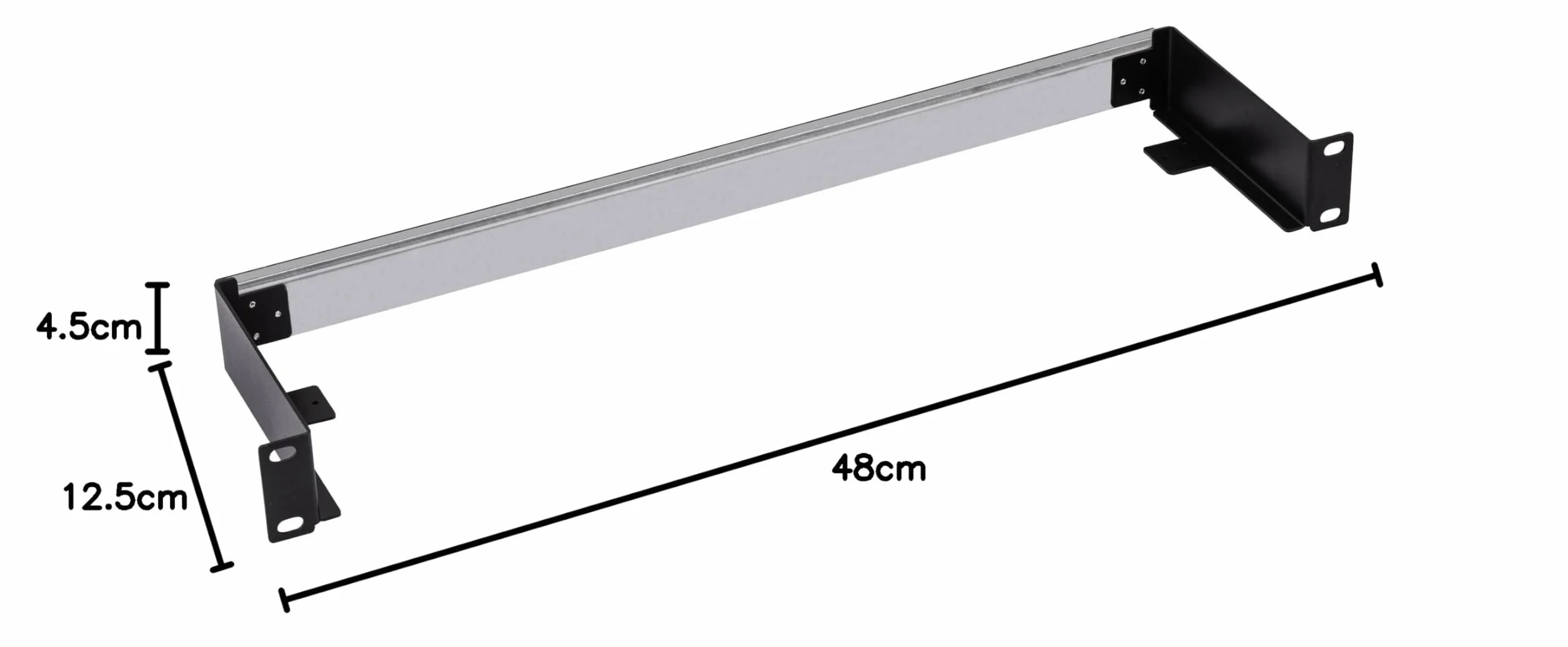 InLine Rail Chapeau 19" 1U Montage Horizontal ou Vertical 19106C