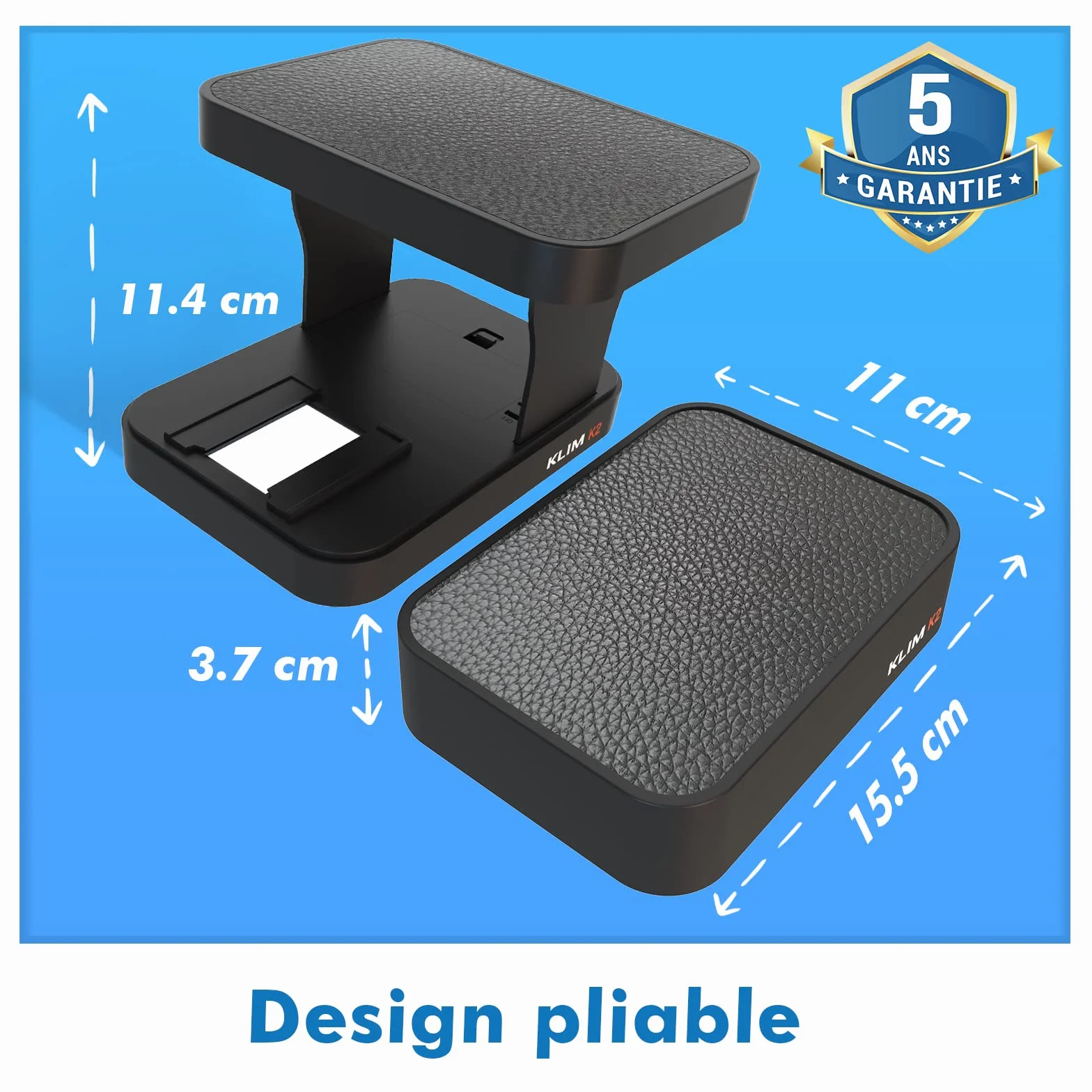 KLIM K2 Mobile Film Scanner 35mm + Free APP - Scanner Positif et négatif, Diapositives, Photos
