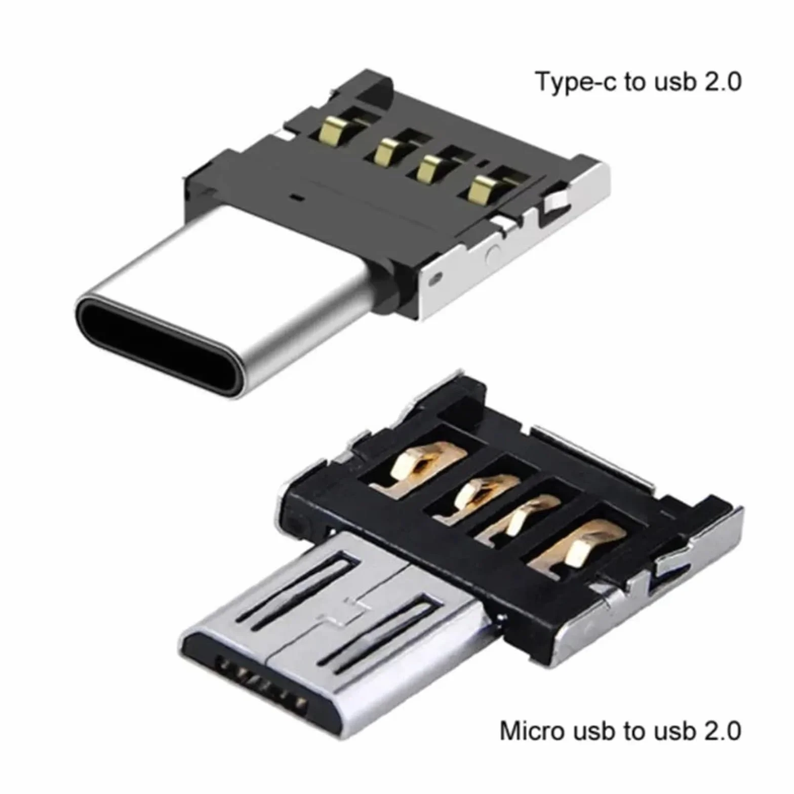 Adaptateur USB C OTG type C vers connecteur USB 2.0 femelle pour MacBook (10X Type-C)