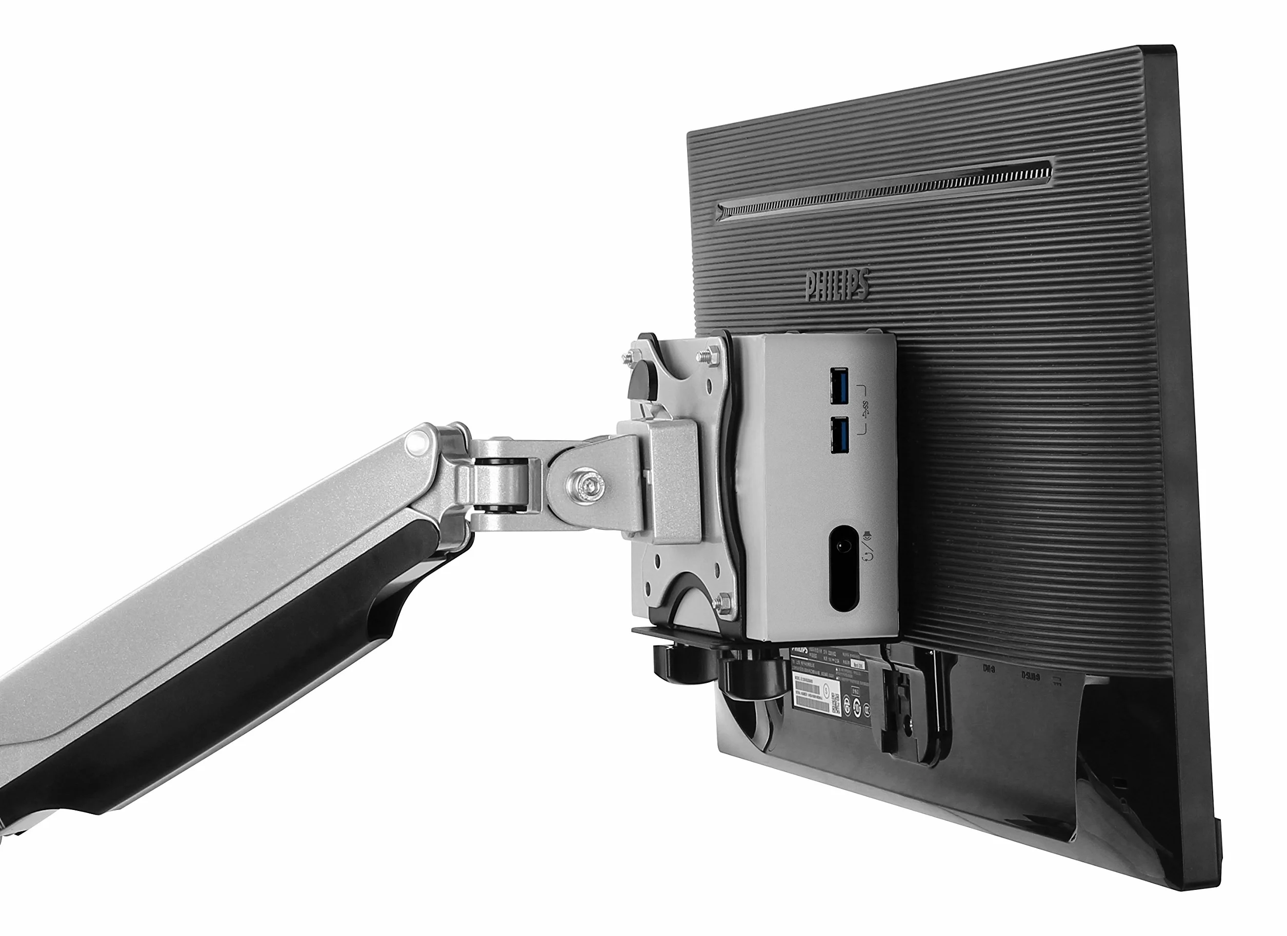 ICY BOX Support mini-PC Acier Noir VESA 5 kg IB-MSA102-VM