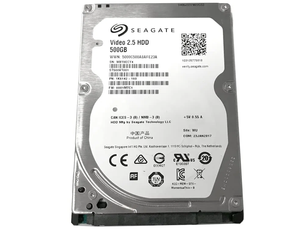 Seagate ST500VT000 Video Disques Dur 500 Go 2.5 Serial ATA
