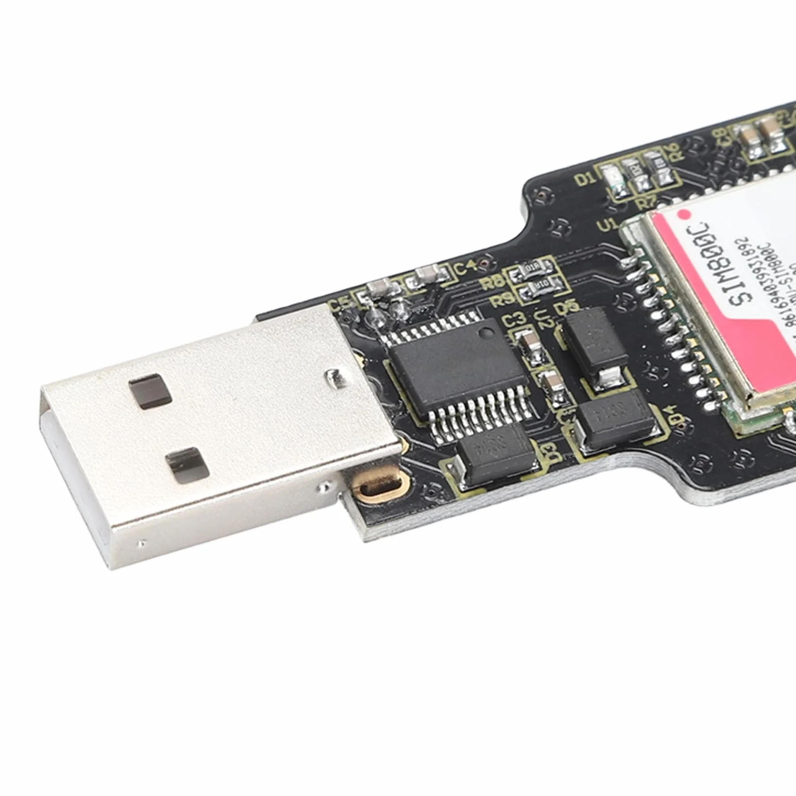 Module SIM800C USB GSM GPRS Modem Communication sans Fil 850 900 1800 1900 MHz SMS Vocale Bluetooth