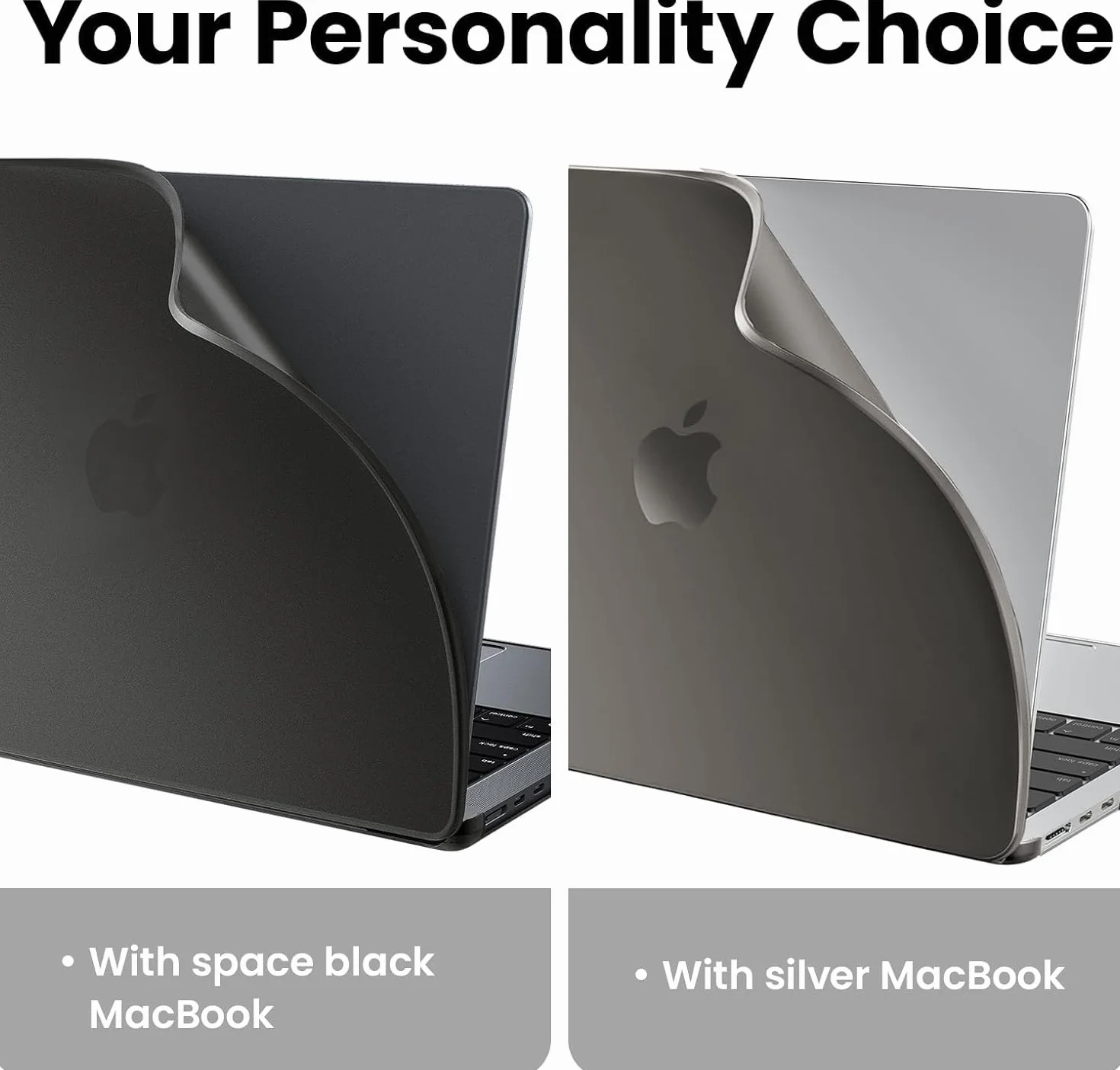 BlueSwan PP Coque MacBook Pro 14 Pouces 2026-2021 M5 M4 M3 M2 M1 Pro Max, Étui Protection Durable Anti-Rayures Noir