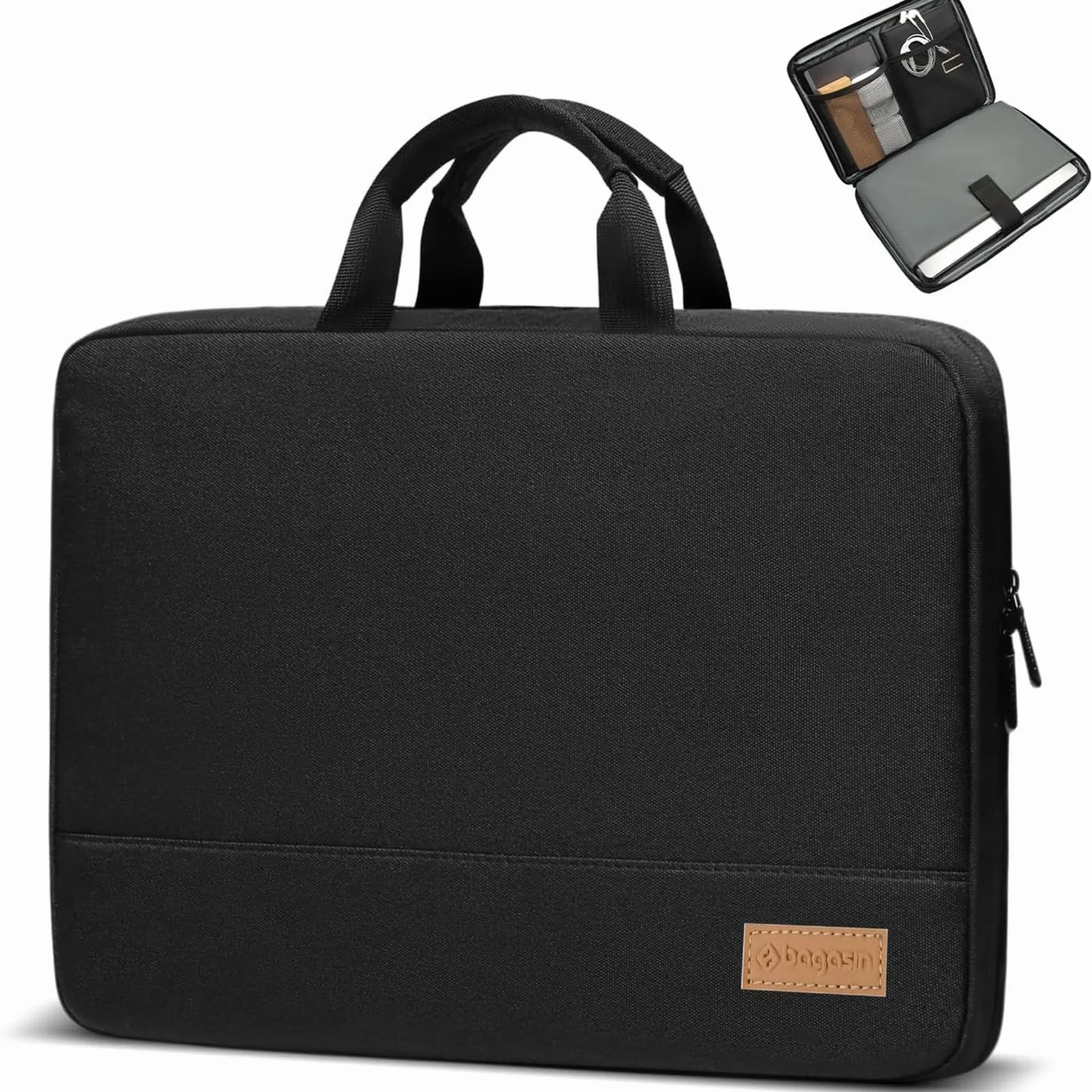Housse pour Ordinateur Portable 15,6 17,3 14 13,3 12,3 Pouce Sacoche TSA Étanche 4 Couches Protection Sac de Transport PC