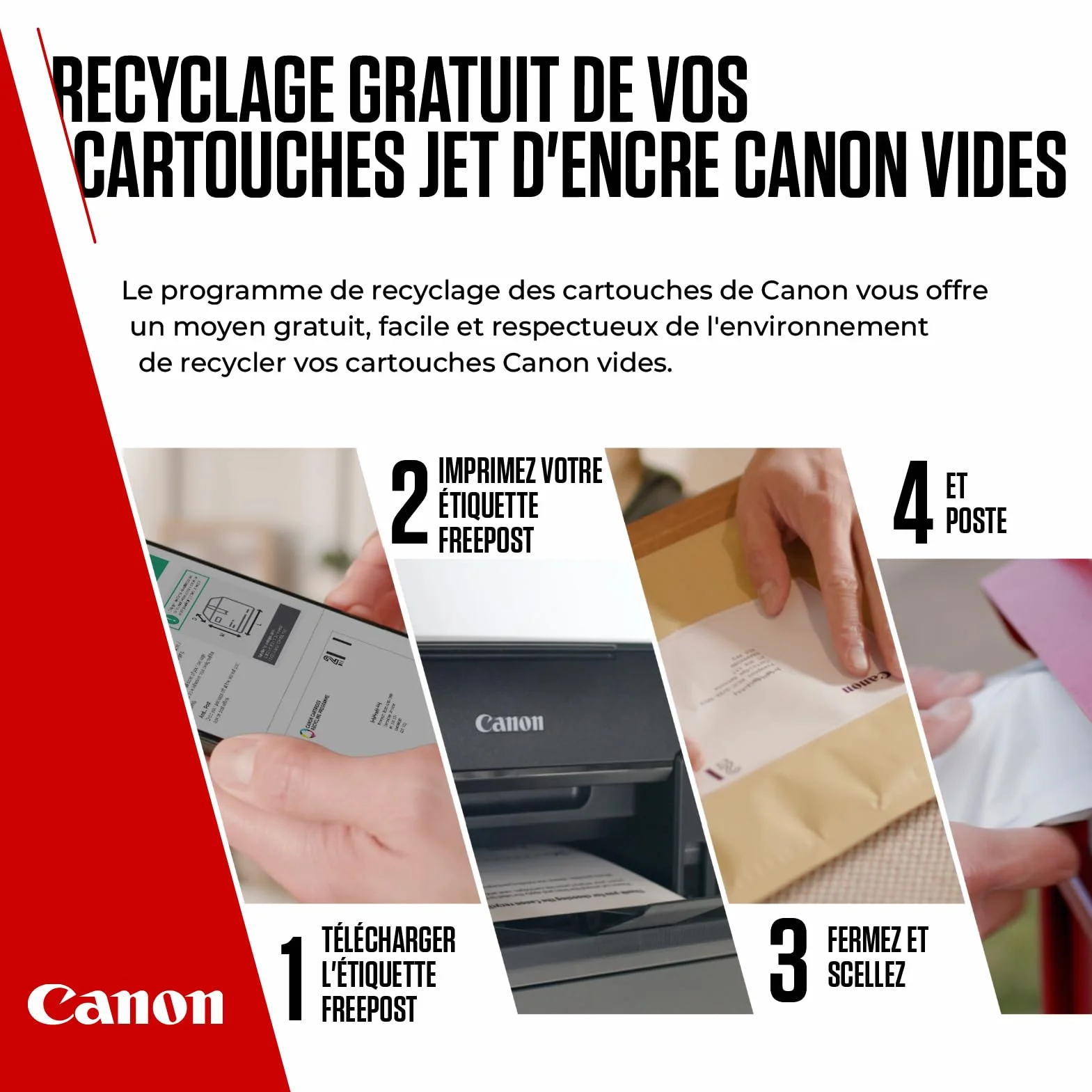 Canon PG-560XL Cartouche d'encre Noire Authentique Haut Rendement 400 Pages A4
