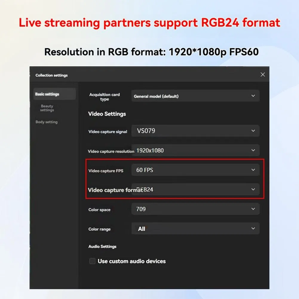 Carte de Capture Vidéo Compatible 4K@60Hz Streaming et Jeux Carte de Capture Audio 4K HDR VRR RGB Passthrough