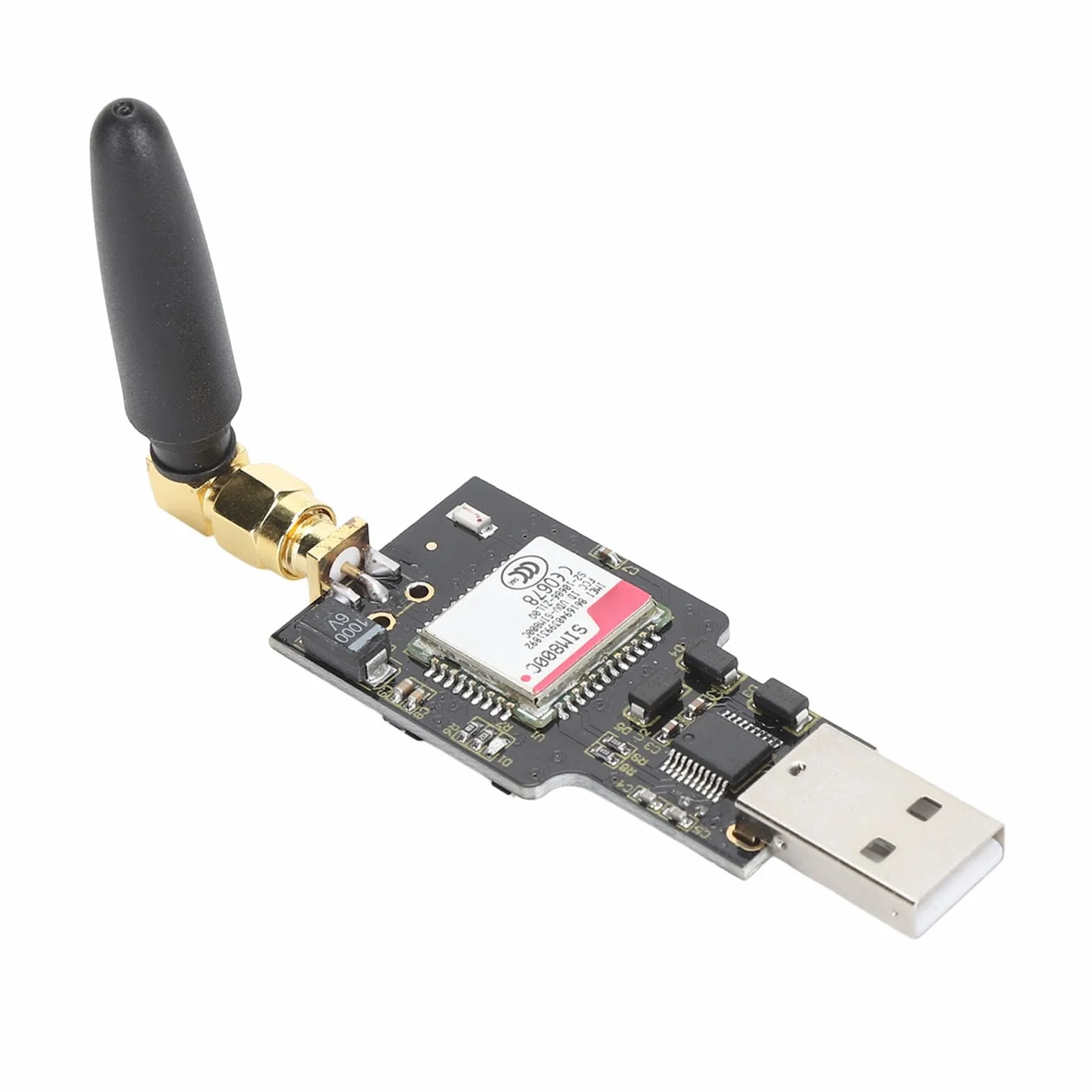 Module SIM800C USB GSM GPRS Modem Communication sans Fil 850 900 1800 1900 MHz SMS Vocale Bluetooth