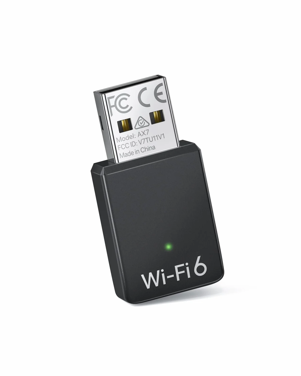 BrosTrend AX900 Mini Clé WiFi Linux USB Dongle Wi-Fi 6 Double Bande 5GHz 600Mbps 2.4GHz 286Mbps USB 2.0