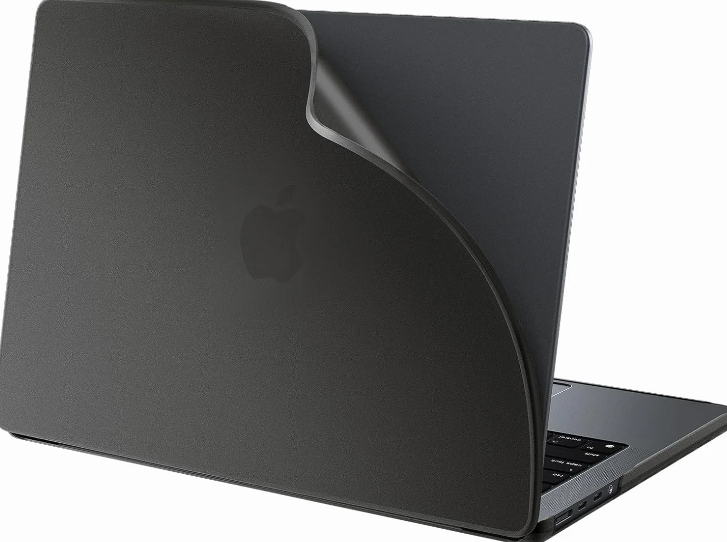 BlueSwan PP Coque MacBook Pro 14 Pouces 2026-2021 M5 M4 M3 M2 M1 Pro Max, Étui Protection Durable Anti-Rayures Noir