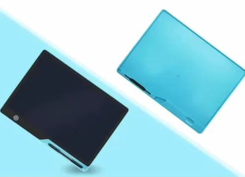 Tablette d'écriture LCD 16" avec batterie rechargeable USB 200 mAh, verrouillage écran, écran couleur unique, bloc dessin numérique 41 cm
